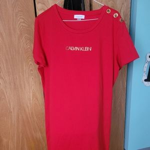 Red Tee Dress